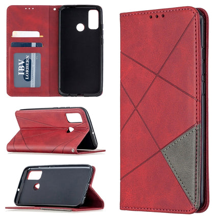 Lamb Texture Prismatic Hidden Magnetic Horizontal Flip Leather Case with Bracket & Card Slots & Wallet, For Xiaomi Redmi Note 9, For Huawei P smart 2020, For Nokia 5.3