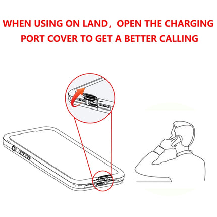 RedPepper IP68 wasserdichte MagSafe-Telefonhülle, für iPhone 15 Pro Max, für iPhone 15 Pro, für iPhone 15 Plus, für iPhone 15