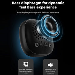 T&G TG-813 2 in 1 TWS Bluetooth Speaker Earphone with Charging Box