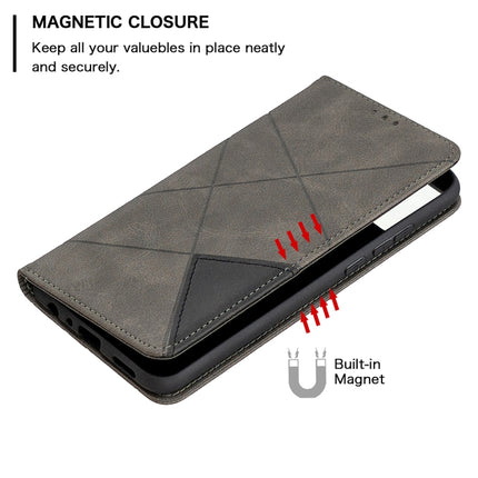 Rhombus Texture Horizontal Flip Magnetic Leather Case with Holder & Card Slots & Wallet, For Huawei Honor 9X Lite, For Xiaomi Redmi 9