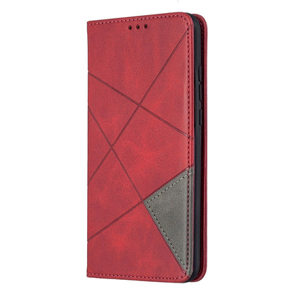Rhombus Texture Horizontal Flip Magnetic Leather Case with Holder & Card Slots & Wallet, For Huawei Honor 9X Lite, For Xiaomi Redmi 9