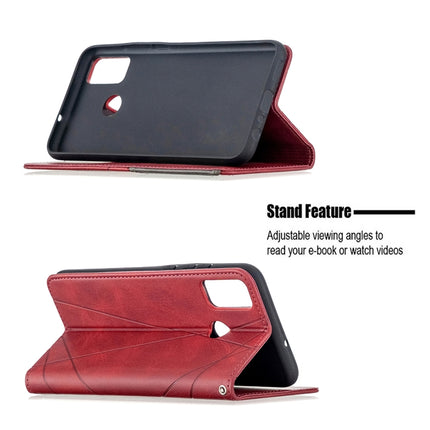 Rhombus Texture Horizontal Flip Magnetic Leather Case with Holder & Card Slots & Wallet, For Huawei Honor 9X Lite, For Xiaomi Redmi 9