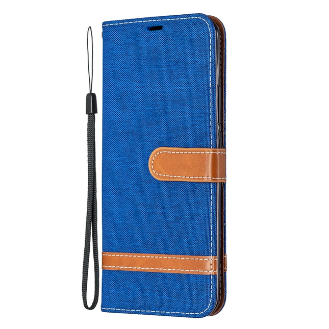 Color Matching Denim Texture Horizontal Flip Leather Case with Holder & Card Slots & Wallet & Lanyard, For Xiaomi Redmi 9, For Huawei Honor 9X Lite