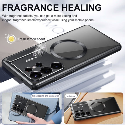 Aromatherapy Holder Single-sided MagSafe Magnetic Phone Case, For Samsung Galaxy S26 Ultra 5G, For Samsung Galaxy S25 Ultra 5G, For Samsung Galaxy S24 Ultra 5G, For Samsung Galaxy S23 Ultra 5G, For Samsung Galaxy S22 Ultra 5G                           ...