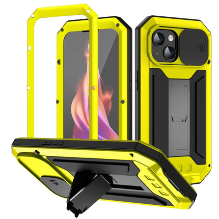 R-JUST Sliding Camera IP54 Life Waterproof Holder Phone Case, For iPhone 16 Pro, For iPhone 16 Plus, For iPhone 16, For iPhone 15 Pro Max, For iPhone 15 Pro, For iPhone 15 Plus