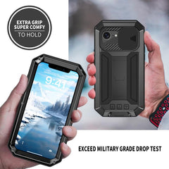 R-JUST Schiebekamera IP54 Life wasserdichte Handyhülle, für iPhone 16 Pro Max, für iPhone 16 Pro, für iPhone 16 Plus, für iPhone 16, für iPhone 15 Pro Max, für iPhone 15 Pro, für iPhone 15 Plus, für iPhone 15