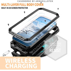 R-JUST Schiebekamera IP54 Life wasserdichte Handyhülle, für iPhone 16 Pro Max, für iPhone 16 Pro, für iPhone 16 Plus, für iPhone 16, für iPhone 15 Pro Max, für iPhone 15 Pro, für iPhone 15 Plus, für iPhone 15