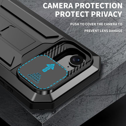 R-JUST Sliding Camera IP54 Life Waterproof Holder Phone Case, For iPhone 17e / 16e, For iPhone 17 Pro Max, For iPhone 17 Pro, For iPhone 17, For iPhone Air, For iPhone 16 Pro Max