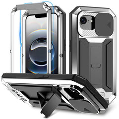 R-JUST Schiebekamera IP54 Life wasserdichte Handyhülle, für iPhone 16 Pro Max, für iPhone 16 Pro, für iPhone 16 Plus, für iPhone 16, für iPhone 15 Pro Max, für iPhone 15 Pro, für iPhone 15 Plus, für iPhone 15