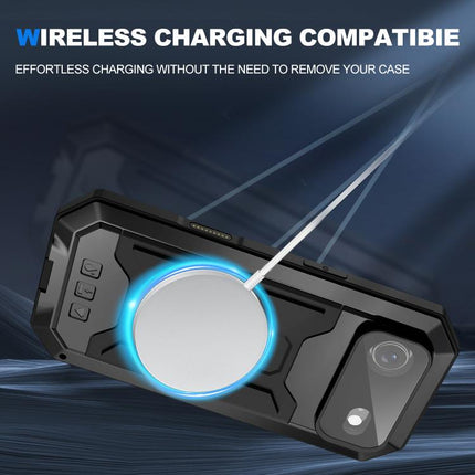 R-JUST Sliding Camera IP54 Life Waterproof Holder Phone Case, For iPhone 16 Pro, For iPhone 16 Plus, For iPhone 16, For iPhone 15 Pro Max, For iPhone 15 Pro, For iPhone 15 Plus