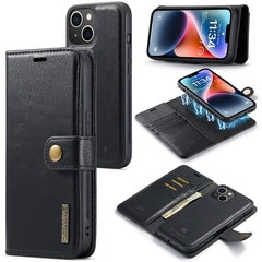 DG.MING Crazy Horse Texture Detachable Magnetic Leather Phone Case, For iPhone 16, For iPhone 15 Pro Max, For iPhone 15 Pro, For iPhone 15 Plus