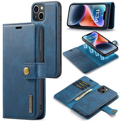 DG.MING Crazy Horse Texture Detachable Magnetic Leather Phone Case, For iPhone 16, For iPhone 15 Pro Max, For iPhone 15 Pro, For iPhone 15 Plus