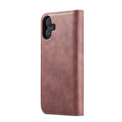 DG.MING Crazy Horse Texture Detachable Magnetic Leather Phone Case, For iPhone 16, For iPhone 15 Pro Max, For iPhone 15 Pro, For iPhone 15 Plus