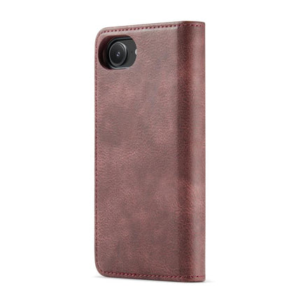 DG.MING Crazy Horse Texture Detachable Magnetic Leather Phone Case