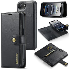 DG.MING Crazy Horse Texture Detachable Magnetic Leather Phone Case, For iPhone 16e, For iPhone 16 Pro Max, For iPhone 16 Pro, For iPhone 16 Plus