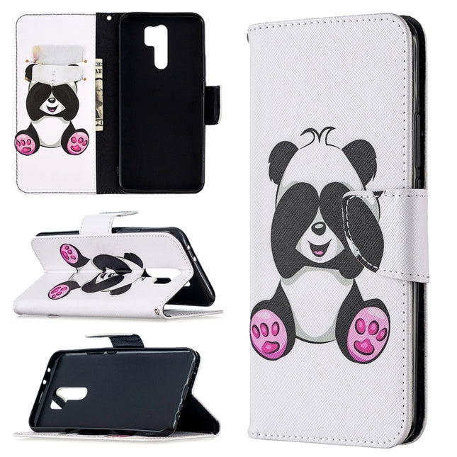 Colored Drawing Pattern Horizontal Flip Leather Case with Holder & Card Slots & Wallet, For Xiaomi Redmi 9, For Huawei Honor 9X Lite