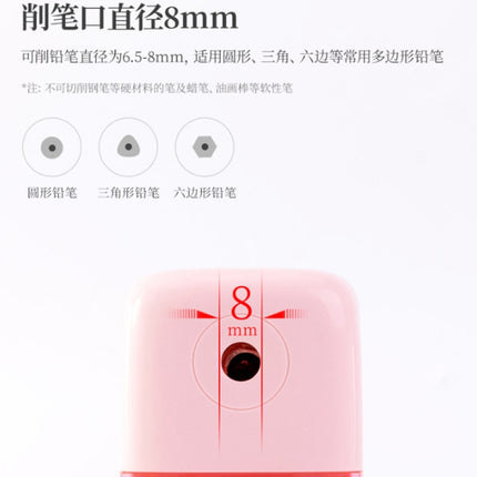 Deli 71158 Student Pencil Sharpener Hand-operated Small Portable Pencil Sharpener, x 1