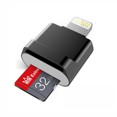 MicroDrive 8pin To TF Card Adapter Mini iPhone & iPad TF Card Reader, Card Reader, 16GB, 32GB, 64GB, 128GB, 256GB