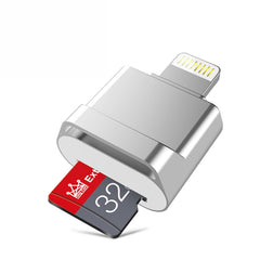 MicroDrive 8pin To TF Card Adapter Mini iPhone & iPad TF Card Reader, Card Reader, 16GB, 32GB, 64GB, 128GB, 256GB