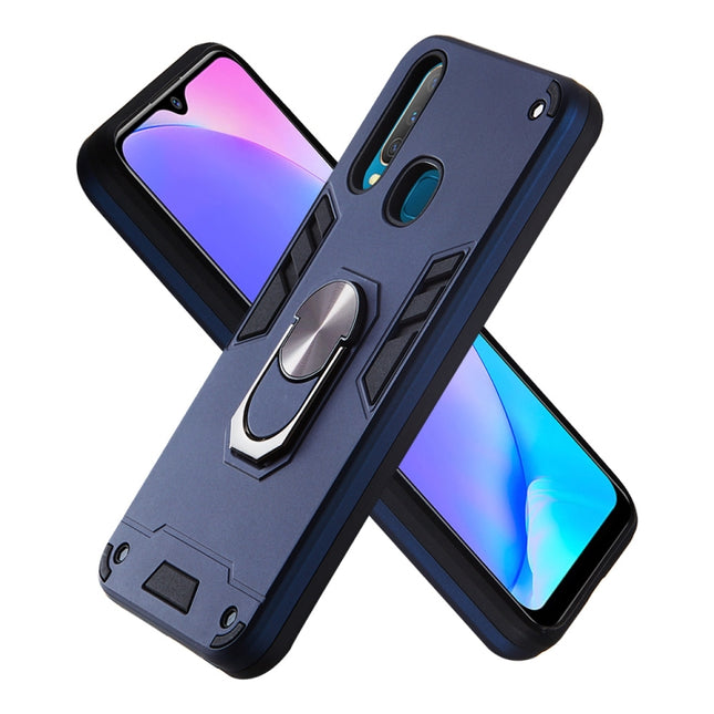 2 in 1 Armor Knight Series PC + TPU Protective Case with Invisible Holder, For vivo Y17 / Y15 / Y12 / U10 / Y11 / Y3