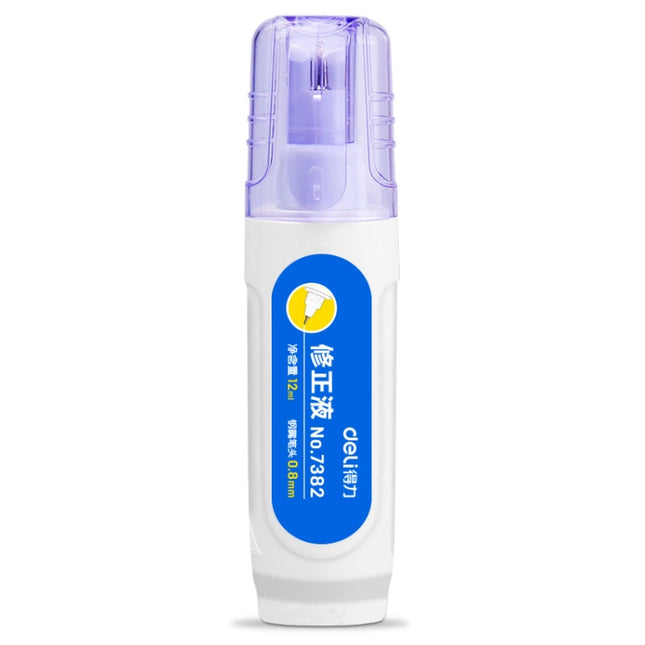 Deli 7382 Correction Fluid Students Quick-drying Correction Fluid, 12ml x 1