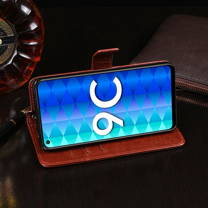 idewei Crazy Horse Texture Horizontal Flip Leather Case with Holder & Card Slots & Wallet, For Huawei Honor 9C, For Huawei P Smart 2020, For LG K51S