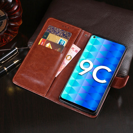 idewei Crazy Horse Texture Horizontal Flip Leather Case with Holder & Card Slots & Wallet, For Huawei Honor 9C, For Huawei P Smart 2020, For LG K51S