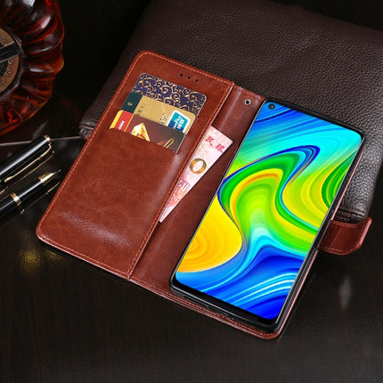 idewei Crazy Horse Texture Horizontal Flip Leather Case with Holder & Card Slots & Wallet, For Xiaomi Redmi Note 9, For UMIDIGI S5 Pro, For Vivo Y50