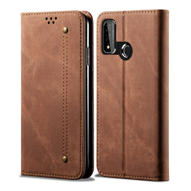 Denim Texture Casual Style Horizontal Flip Leather Case with Holder & Card Slots & Wallet, For Samsung Galaxy A21s, For Huawei P Smart(2020), For Huawei Y5P, For Huawei Y6P