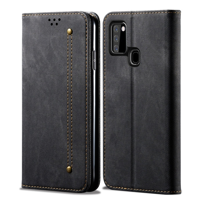 Denim Texture Casual Style Horizontal Flip Leather Case with Holder & Card Slots & Wallet, For Samsung Galaxy A21s, For Huawei P Smart(2020), For Huawei Y5P, For Huawei Y6P
