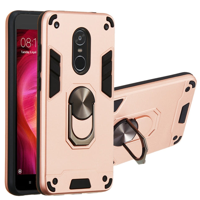 2 in 1 Armour Series PC + TPU Protective Case with Ring Holder, For Xiaomi Redmi Note 4 / Note 4X / Redmi 4(India)
