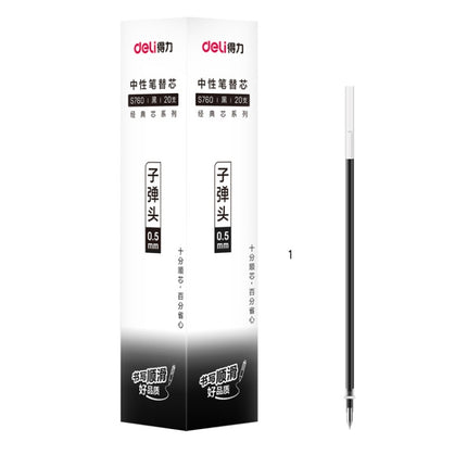 Deli S760 Gel Pen Refill Signature Pen Refill 0.5mm Bullet Refill, x 1