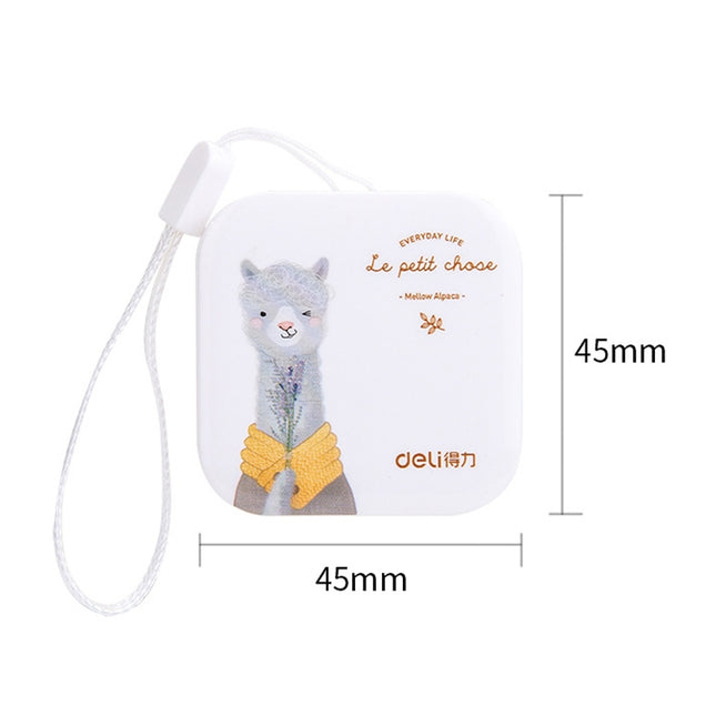 Deli 79651 Leather Tape Measurement Clothes Soft Ruler Random Color, 1.5m