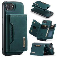 DG.MING M2 Series 3-Fold Card Bag Wallet Leather Phone Case, For iPhone 16e, For iPhone 16 Pro Max, For iPhone 16 Pro, For iPhone 16 Plus