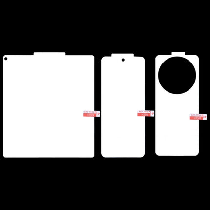 3 in 1 Full Screen Protector Explosion-proof Hydrogel Film, For vivo X Fold3 Pro, For vivo X Fold3, For vivo X Fold2