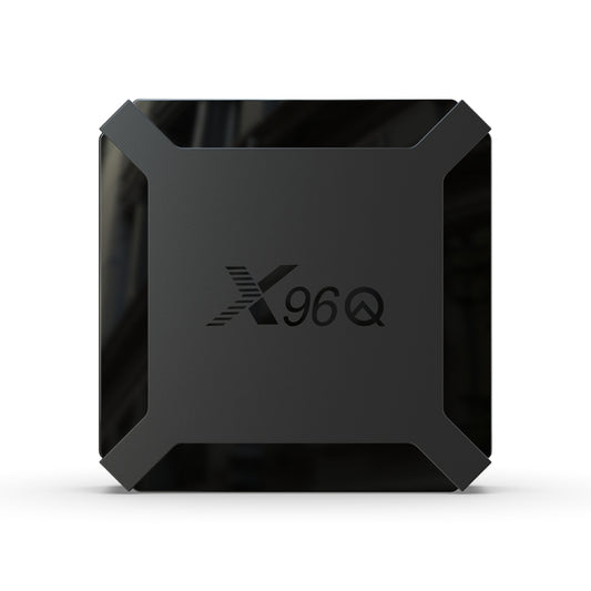 X96Q HD 4K Smart TV Box without Wall Mount, Android 10.0, Allwinner H313 Quad Core ARM Cortex A53 , Support TF Card, HDMI, RJ45, AV, USBx2, 2GB+16GB