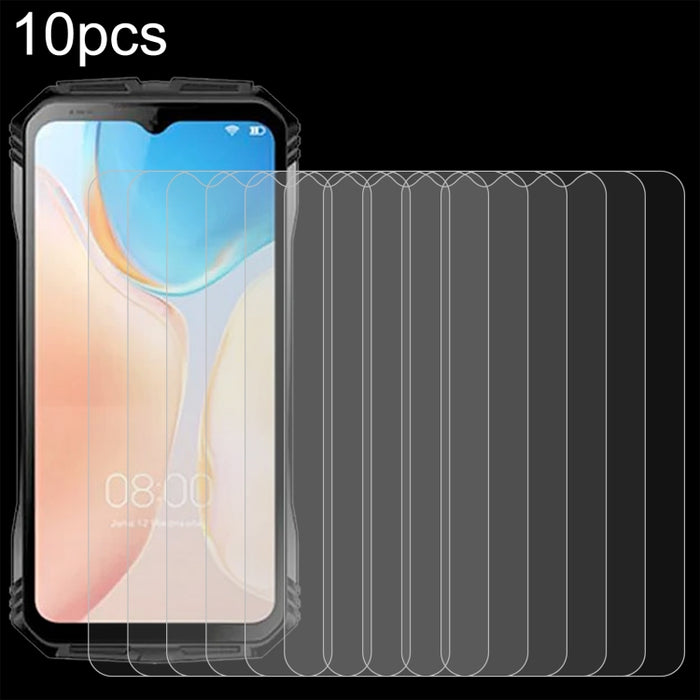 10pcs 0.26mm 9H 2.5D Tempered Glass Film, For DOOGEE V30 Pro, For DOOGEE V31GT
