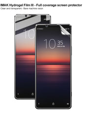 2 PCS IMAK Hydrogel Film III Full Coverage Screen Protector, For Sony Xperia 1 II