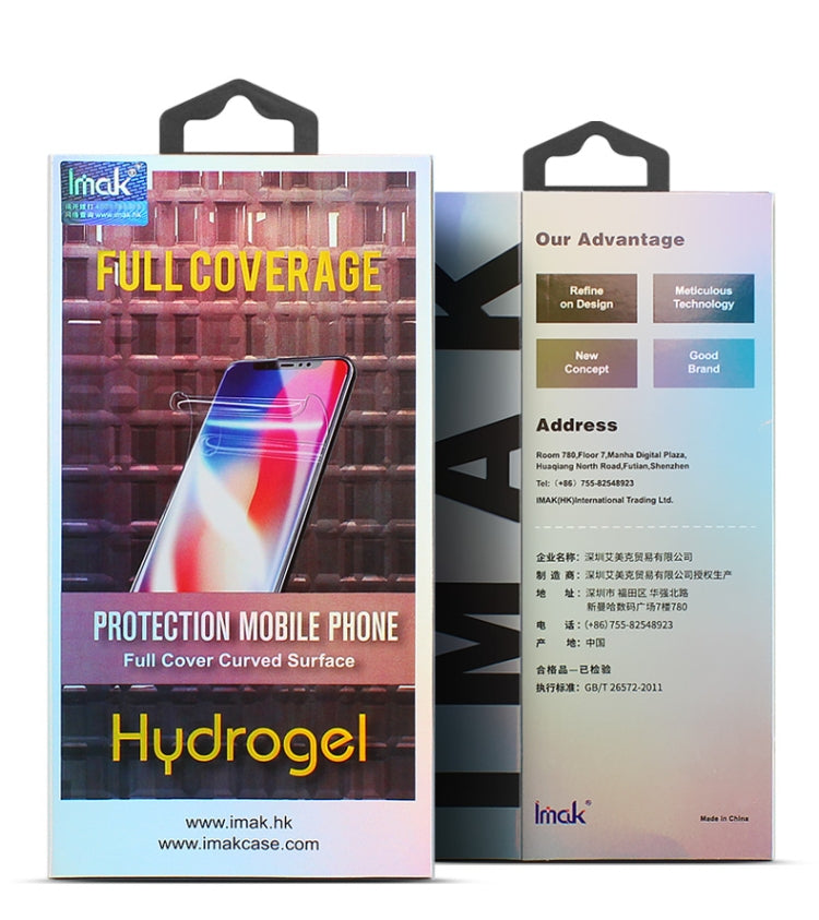 2 PCS IMAK Hydrogel Film III Full Coverage Screen Protector, For Sony Xperia 1 II