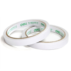 2 Volumes Deli High Adhesive Double Faced Adhesive Strong Dual Sided Tape, 9mm, 18mm, 24mm