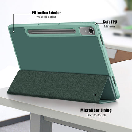 3-folding TPU Smart Leather Tablet Case, For Lenovo Tab P12 12.7 /P12 Pro 2nd Gen