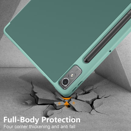 3-folding TPU Smart Leather Tablet Case, For Lenovo Tab P12 12.7 /P12 Pro 2nd Gen