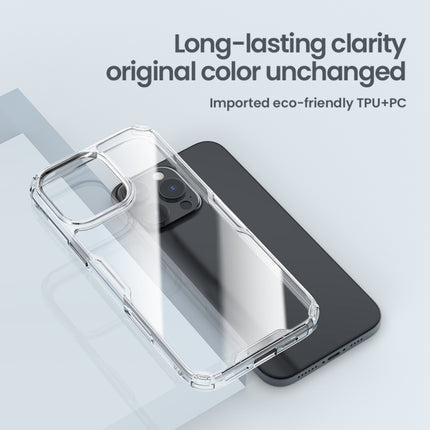 NILLKIN Ultra Clear PC + TPU Phone Case, For iPhone 16 Pro Max, For iPhone 16 Pro, For iPhone 16 Plus