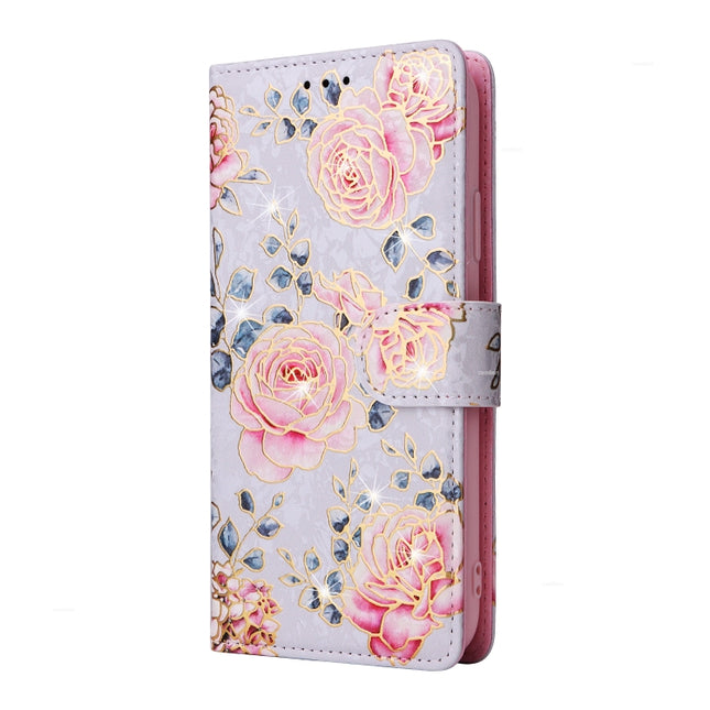 Bronzing Painting RFID Leather Case, For iPhone 15