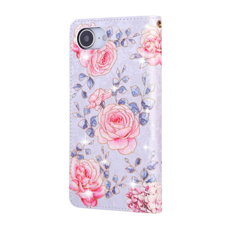 Bronzing Painting RFID Leather Case, For iPhone 16e, For iPhone 16 Pro Max, For iPhone 16 Pro, For iPhone 16 Plus