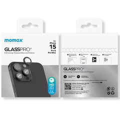 MOMAX Eagle Eye Independent Full Cover Phone Lens Glass Film, For iPhone 15 Pro / 15 Pro Max