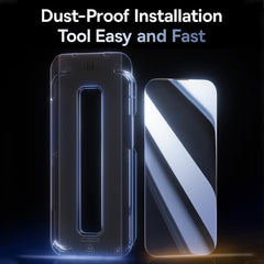 Baseus Sapphire Series Dustproof Peep-proof Tempered Glass Film, For iPhone 15 Pro Max, For iPhone 15 Pro, For iPhone 15 Plus, For iPhone 15