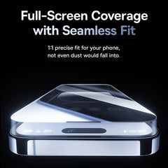 Baseus Sapphire Series Dustproof Peep-proof Tempered Glass Film, For iPhone 15 Pro Max, For iPhone 15 Pro, For iPhone 15 Plus, For iPhone 15