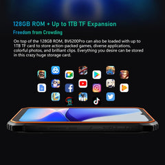 Blackview BV6200 Pro, IP68/IP69K/MIL-STD-810H, 6.56 inch Android 13 MediaTek Helio P35 Octa Core, Network: 4G, OTG, NFC, 4GB+128GB, 6GB+128GB