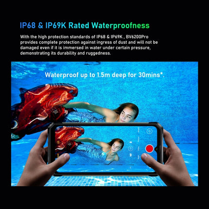 Blackview BV6200 Pro, IP68/IP69K/MIL-STD-810H, 6,56 pulgadas, Android 13, MediaTek Helio P35 Octa Core, Red: 4G, OTG, NFC, 4 GB + 128 GB, 6 GB + 128 GB